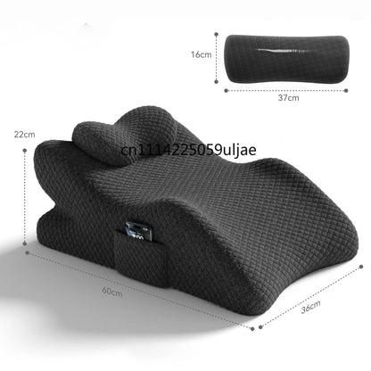 Coussin Lombaire Ergonomique – Lit, Canapé & Bureau