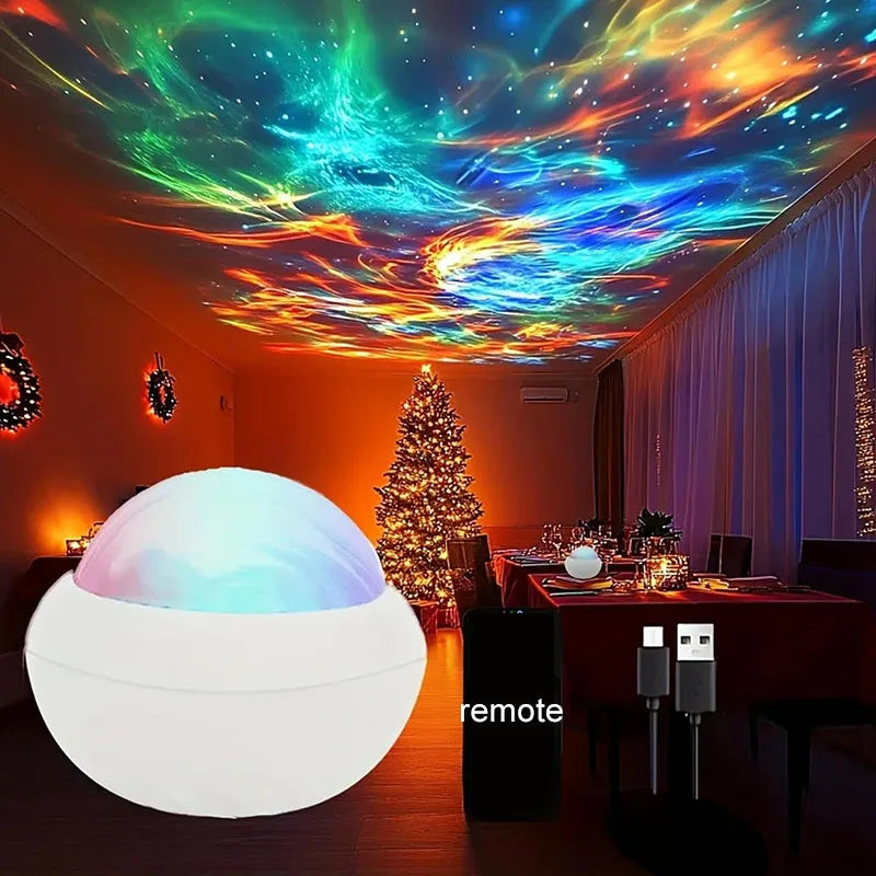 Projecteur Aurora RGB – Lumière Atmosphère 360° USB