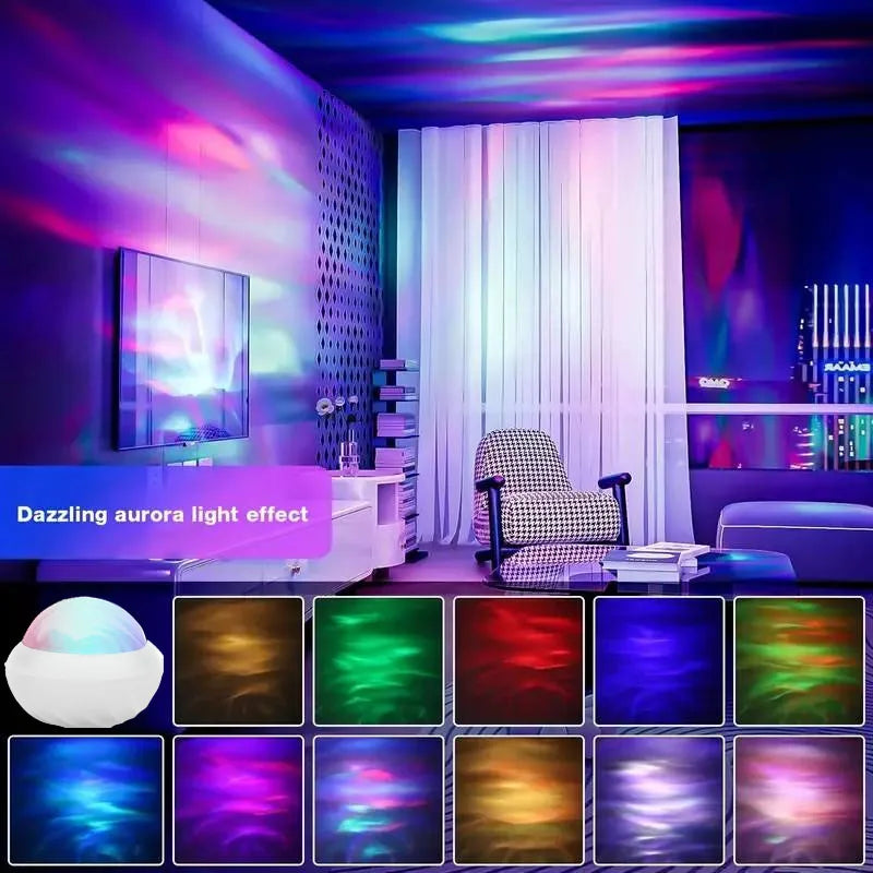 Projecteur Aurora RGB – Lumière Atmosphère 360° USB