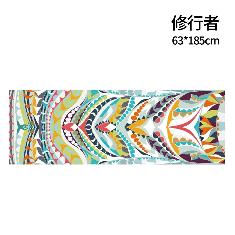 Serviettes de magasin de yoga Serviette de yoga portable antidérapante Ambiante Portable Impression numérique Serviette de yoga Lingettes Serviette de refroidissement de piscine