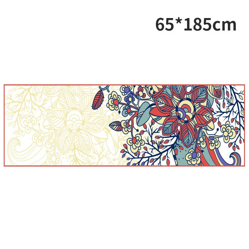 Serviettes de magasin de yoga Serviette de yoga portable antidérapante Ambiante Portable Impression numérique Serviette de yoga Lingettes Serviette de refroidissement de piscine
