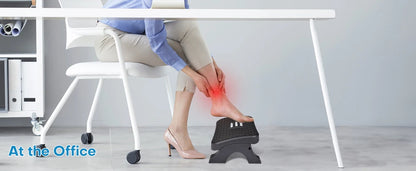 Repose-pieds Ergonomique – Rouleaux Massage & Hauteur Réglable