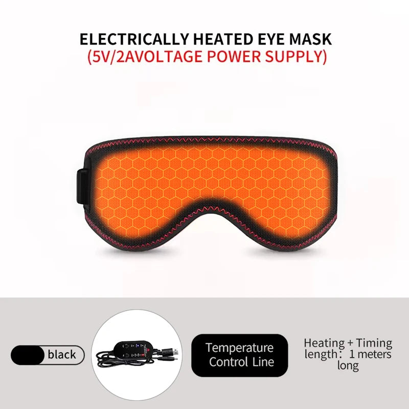 Masque Yeux Chauffant – Compresse Chaude 3 Niveaux & Sommeil