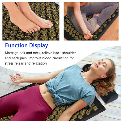 Tapis Acupression Lotus Spike – Massage Dos & Cou