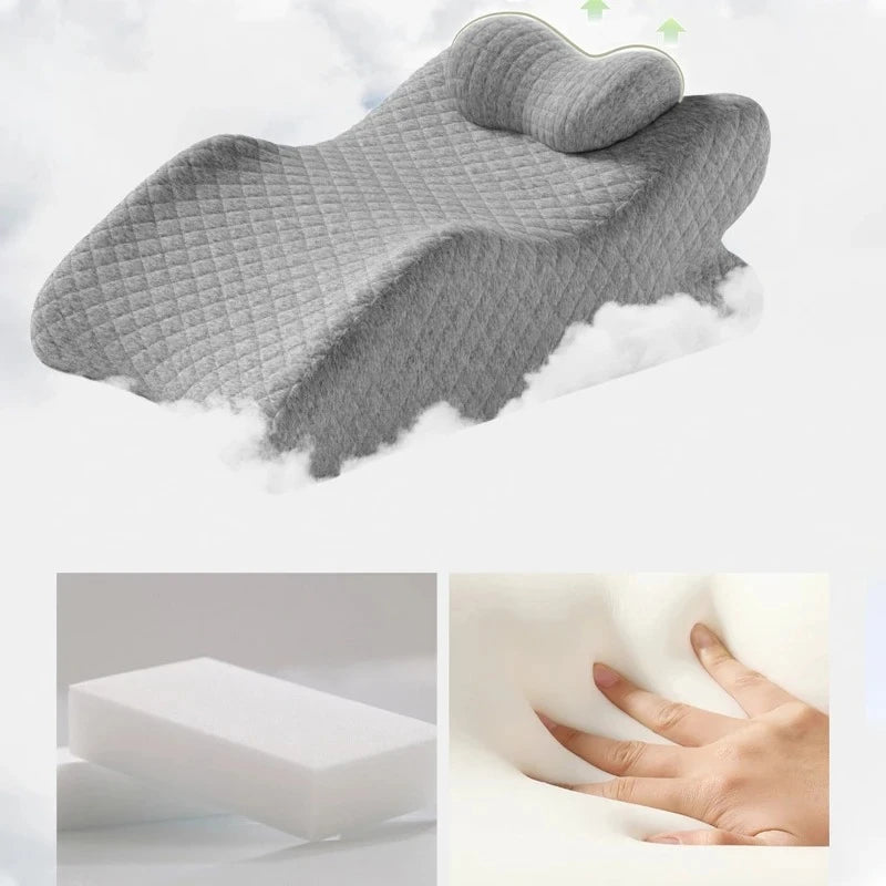 Coussin Lombaire Ergonomique – Lit, Canapé & Bureau