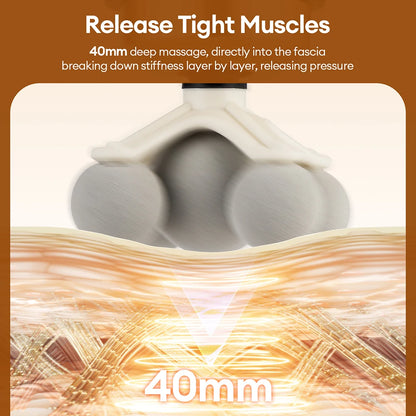 Pistolet de Massage électrique 11 en 1, pistolet de Fascia puissant à 99 niveaux, Vibration à haute fréquence, pistolet de Massage corporel, bras, jambes, masseur musculaire
