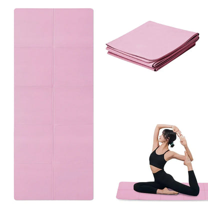 Tapis de Yoga Pilates tapis de Fitness 3/4/6mm d'épaisseur coussin de Yoga antidérapant voyage Fitness tapis d'exercice pour les femmes gymnastique à domicile entraînement au sol