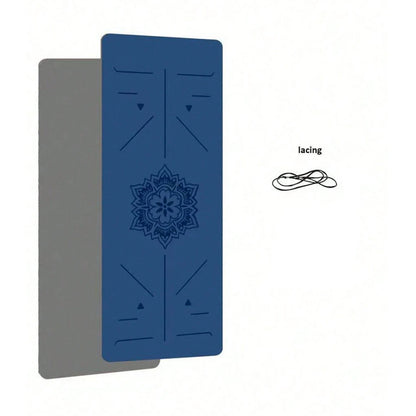 MATS de yoga antidérapants, MATS de fitness Pilates, écologiques, tapis de yoga pour femmes et tapis d'exercice adaptés aux entraînements à domicile