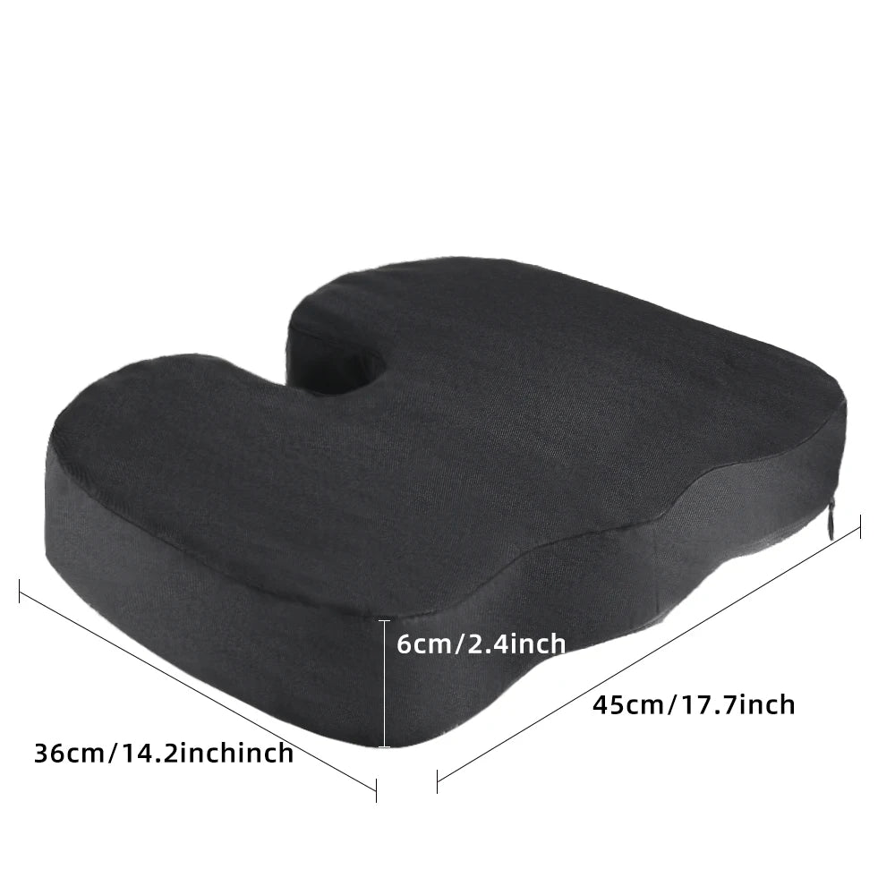 Coussin Siège Ergonomique – Soulagement Coccyx & Fessiers