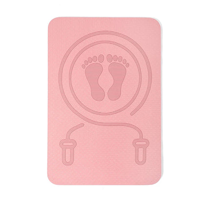 ZZ 6MM tapis de corde à sauter Anti-bruit tapis de corde à sauter tapis de sol exercice Absorption des chocs tapis de Yoga TPE tapis à sauter tapis de Fitness