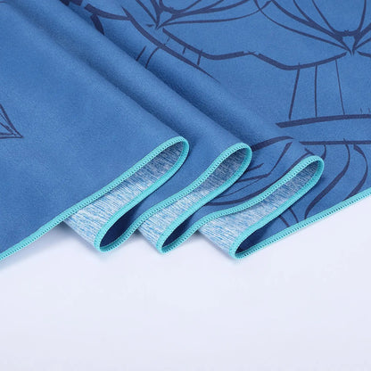 Serviettes de magasin de yoga Serviette de yoga portable antidérapante Ambiante Portable Impression numérique Serviette de yoga Lingettes Serviette de refroidissement de piscine