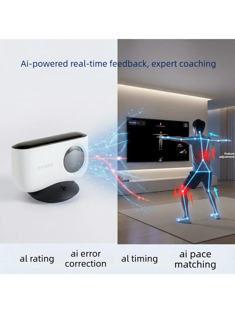 Boîte magique de fitness AI, exercice intelligent par stimulation sensorielle, projection TV, console de jeu, machine de danse, équipement de fitness à domicile