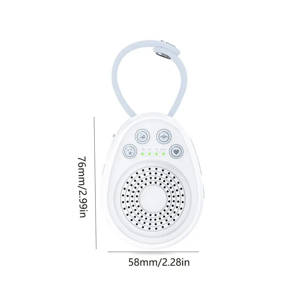 Machine à Bruit Blanc Portable Bébé – 20 Sons, Rechargeable USB
