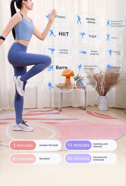 Boîte magique de fitness AI, exercice intelligent par stimulation sensorielle, projection TV, console de jeu, machine de danse, équipement de fitness à domicile
