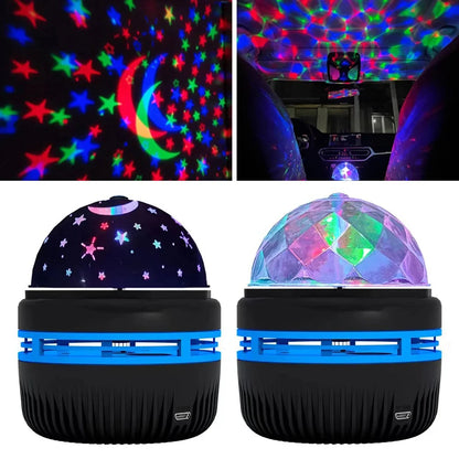 Projecteur Ciel Étoilé LED – Veilleuse Rotative Ambiance Lune