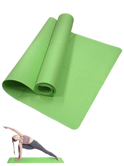 Tapis de Yoga Pilates tapis de Fitness 3/4/6mm d'épaisseur coussin de Yoga antidérapant voyage Fitness tapis d'exercice pour les femmes gymnastique à domicile entraînement au sol