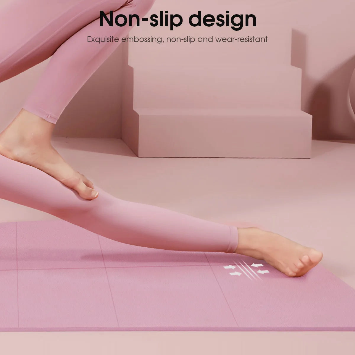 Tapis de Yoga Pilates tapis de Fitness 3/4/6mm d'épaisseur coussin de Yoga antidérapant voyage Fitness tapis d'exercice pour les femmes gymnastique à domicile entraînement au sol