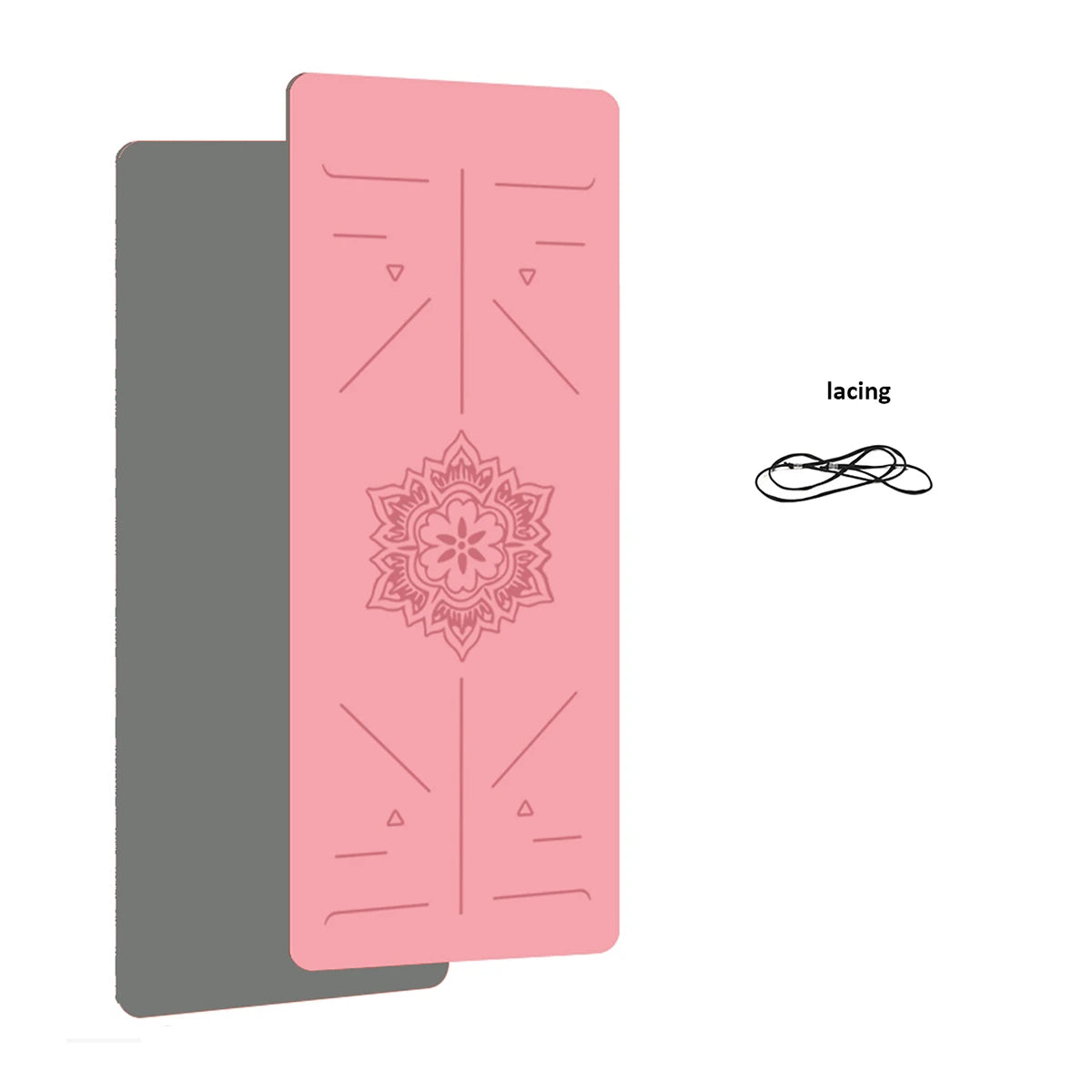 MATS de yoga antidérapants, MATS de fitness Pilates, écologiques, tapis de yoga pour femmes et tapis d'exercice adaptés aux entraînements à domicile