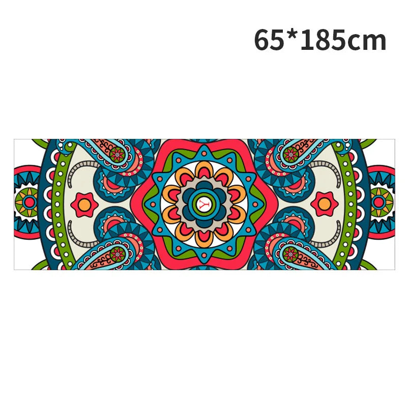 Serviettes de magasin de yoga Serviette de yoga portable antidérapante Ambiante Portable Impression numérique Serviette de yoga Lingettes Serviette de refroidissement de piscine