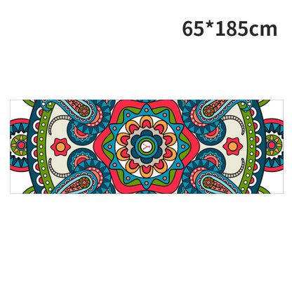 Serviettes de magasin de yoga Serviette de yoga portable antidérapante Ambiante Portable Impression numérique Serviette de yoga Lingettes Serviette de refroidissement de piscine