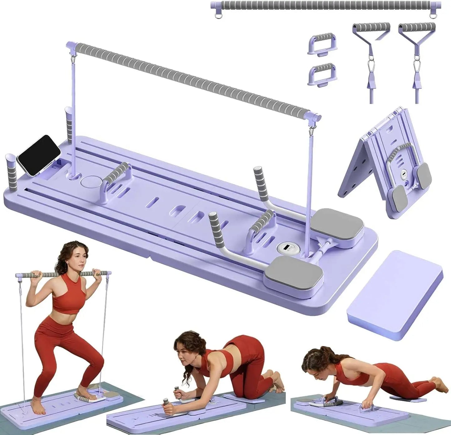 PilatesBoard™ Pro – Planche de Pilates avec Résistance