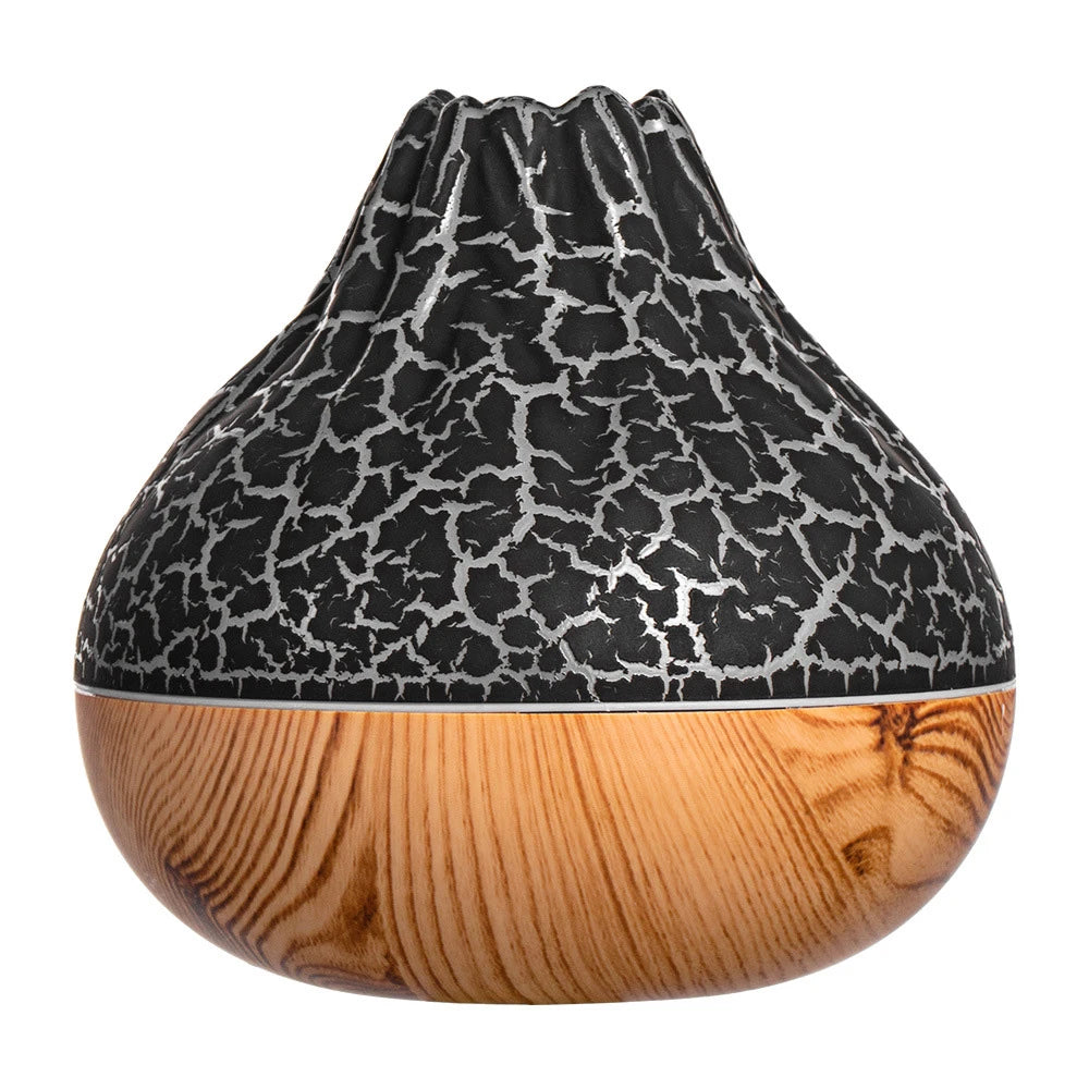 Humidificateur Volcanique 300ml – Diffuseur Aromàthérapie & Veilleuse 7 Couleurs