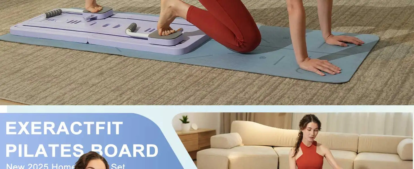 PilatesBoard™ Pro – Planche de Pilates avec Résistance
