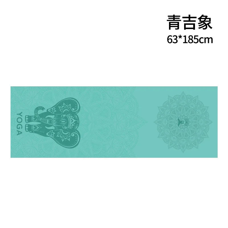 Serviettes de magasin de yoga Serviette de yoga portable antidérapante Ambiante Portable Impression numérique Serviette de yoga Lingettes Serviette de refroidissement de piscine