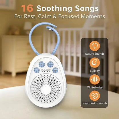 Machine à Bruit Blanc Portable Bébé – 20 Sons, Rechargeable USB