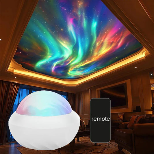 Projecteur Aurora RGB – Lumière Atmosphère 360° USB