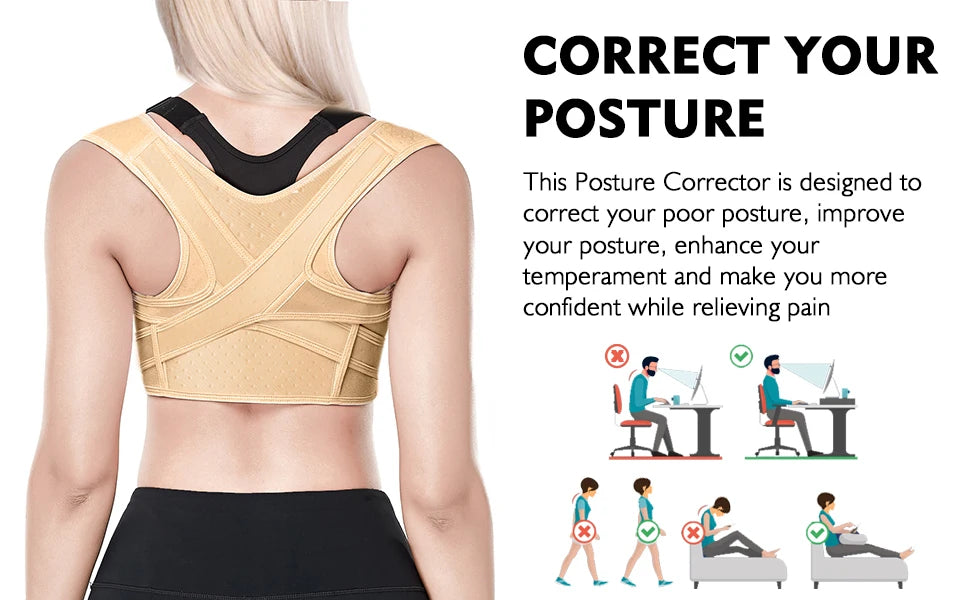 PosturAlign™ Pro – Correcteur de Posture Réglable