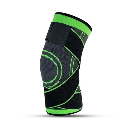 Manchon de compression du genou avec bretelles réglables pour courir, travailler et tenue sportive toute la journée