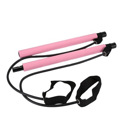 Combinaison de barre de Pilates multifonctionnelle, barre de Fitness, Yoga, Expansion de la poitrine, corde de Tension, entraîneur arrière, corde élastique, ceinture d'étirement