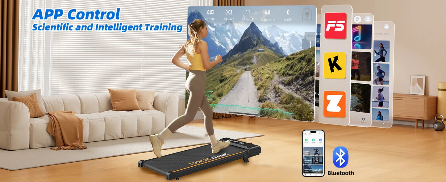 WalkForce™ Pro – Tapis de Marche Pliable Inclinable