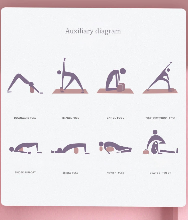 Renfort de Massage de méditation, bloc de Yoga, libération myofasciale, accessoires de Pilates, Cubes d'emballage, exercice à domicile, entraîneur de gymnastique