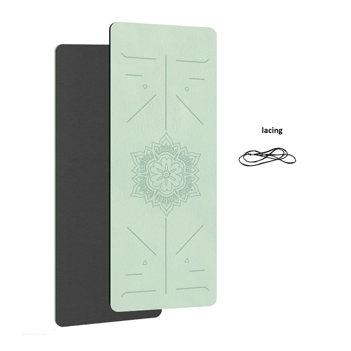 Tapis de yoga antidérapants, tapis de fitness Pilates, tapis de yoga écologiques pour femmes et tapis d'exercice adaptés aux entraînements à domicile