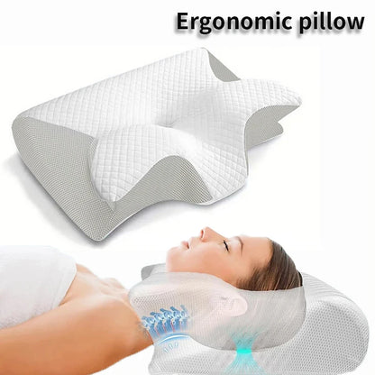 Oreiller Cervical 2-en-1 – Voyage & Maison, Soutien Orthopédique