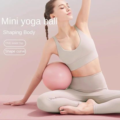 Balle de Yoga pour femmes, Type épais, Anti-explosion, diamètre 25 cm, Pilates, entraînement, Mini balle sculptant les jambes et les hanches