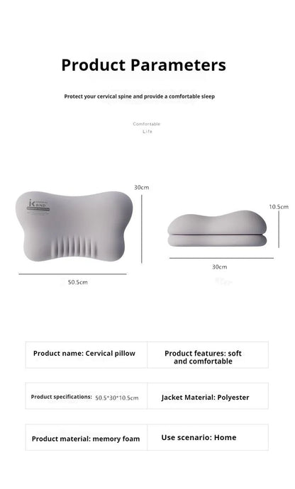 Oreiller Ergonomique Mousse Mémoire – Sommeil Profond & Zéro Pression