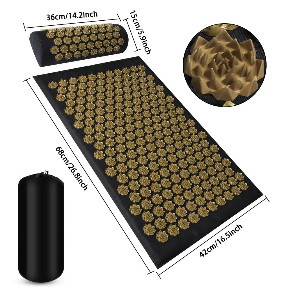 Tapis Acupression Lotus Spike – Massage Dos & Cou