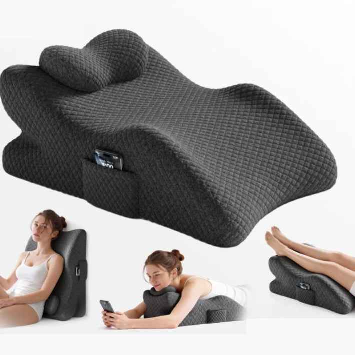 Coussin Lombaire Ergonomique – Lit, Canapé & Bureau