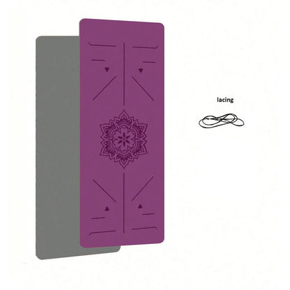 MATS de yoga antidérapants, MATS de fitness Pilates, écologiques, tapis de yoga pour femmes et tapis d'exercice adaptés aux entraînements à domicile