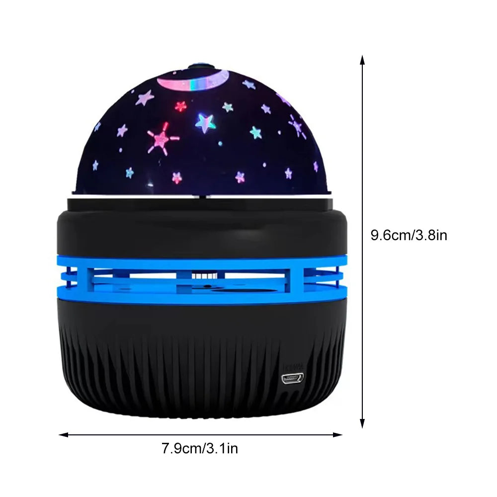 Projecteur Ciel Étoilé LED – Veilleuse Rotative Ambiance Lune