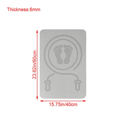 ZZ 6MM tapis de corde à sauter Anti-bruit tapis de corde à sauter tapis de sol exercice Absorption des chocs tapis de Yoga TPE tapis à sauter tapis de Fitness