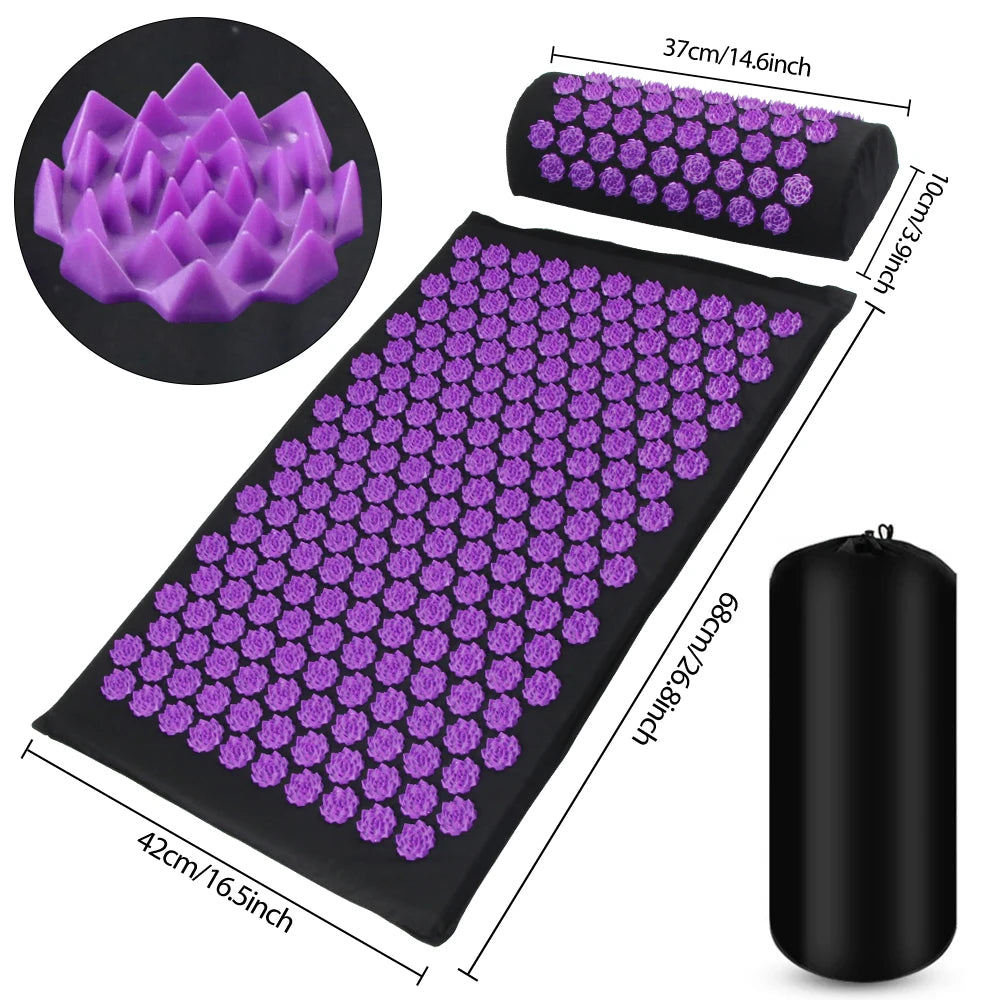 Tapis Acupression Lotus Spike – Massage Dos & Cou
