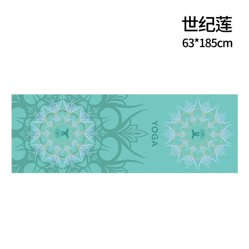 Serviettes de magasin de yoga Serviette de yoga portable antidérapante Ambiante Portable Impression numérique Serviette de yoga Lingettes Serviette de refroidissement de piscine