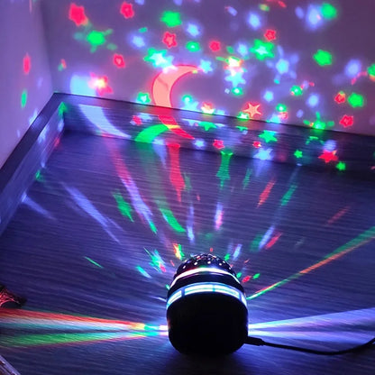 Projecteur Ciel Étoilé LED – Veilleuse Rotative Ambiance Lune