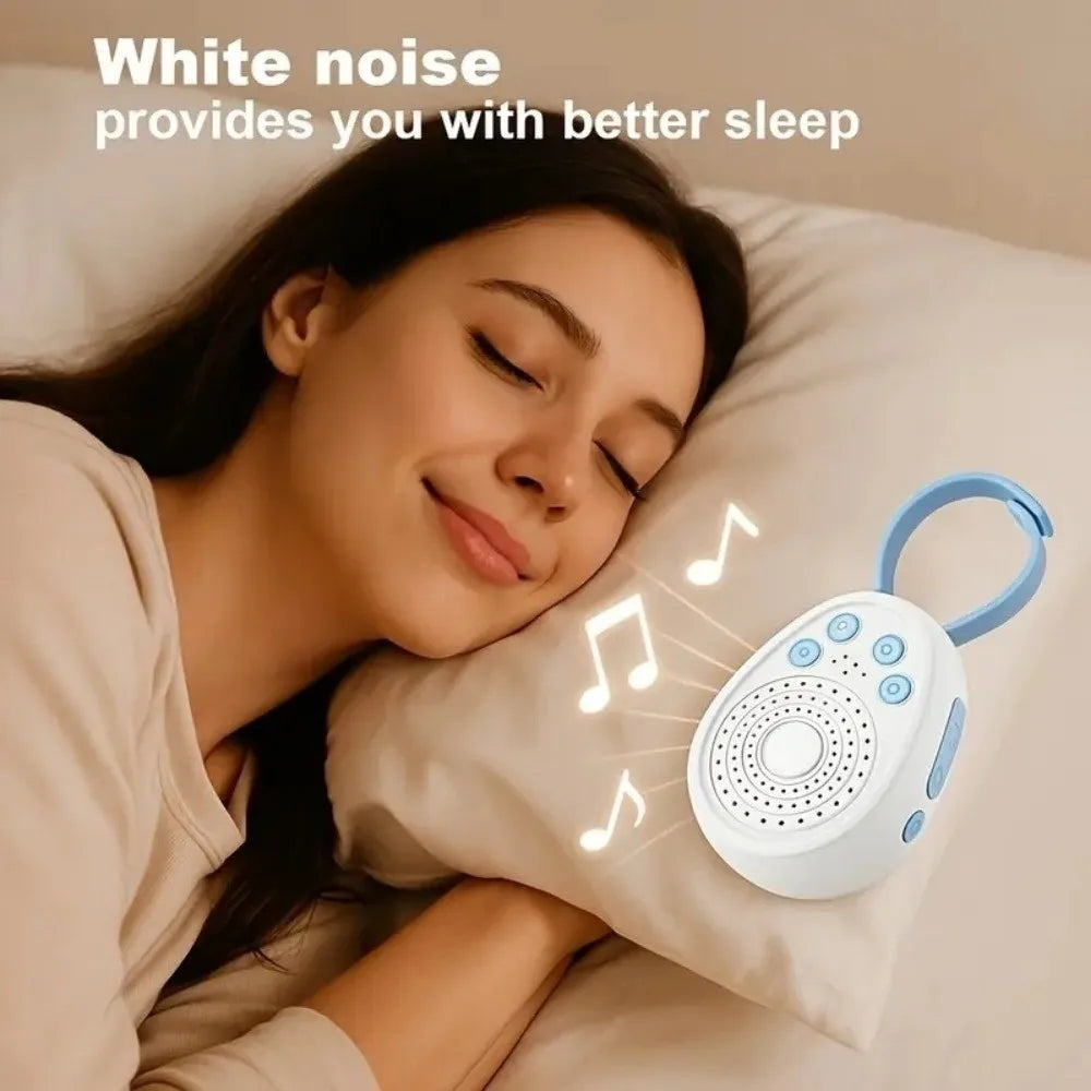 Machine à Bruit Blanc Portable Bébé – 20 Sons, Rechargeable USB