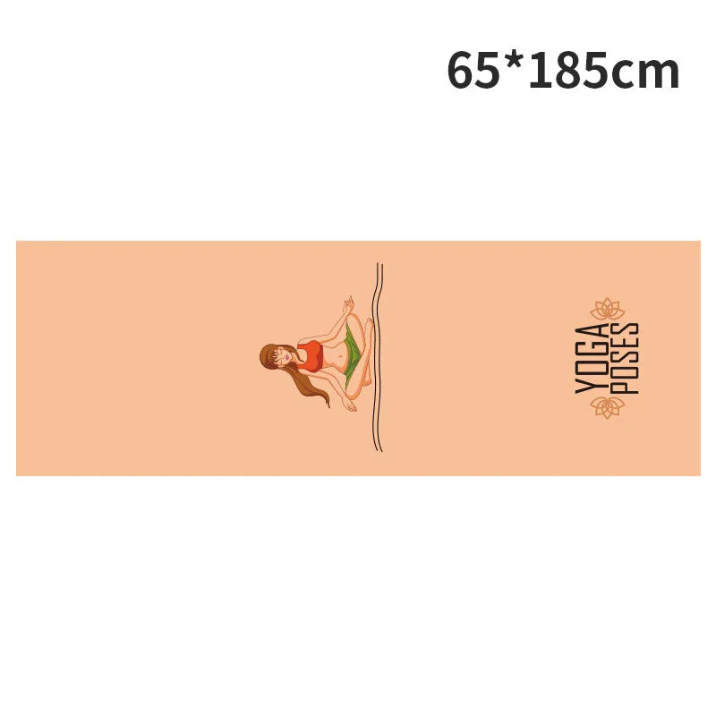 Serviettes de magasin de yoga Serviette de yoga portable antidérapante Ambiante Portable Impression numérique Serviette de yoga Lingettes Serviette de refroidissement de piscine