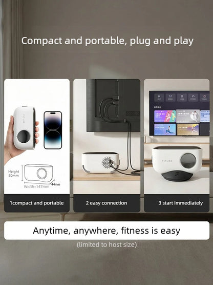 Boîte magique de fitness AI, exercice intelligent par stimulation sensorielle, projection TV, console de jeu, machine de danse, équipement de fitness à domicile